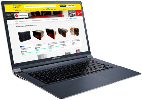 Pantalla Mercado Libre